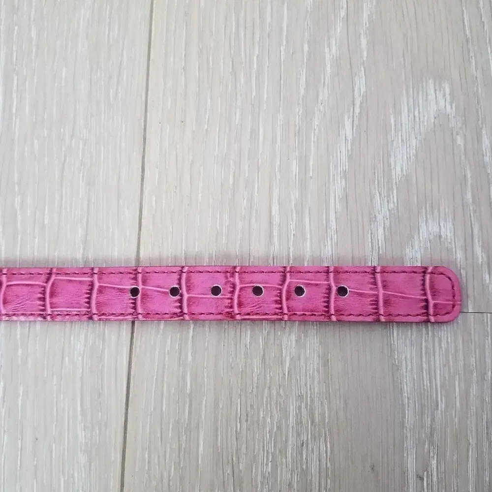 Olivia Riegel | Pink Dog Collar Swarovski Crystals Small to Medium
